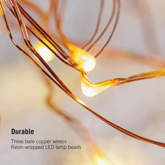 33-foot warm white string lights with remote control - Picture 2 of 8